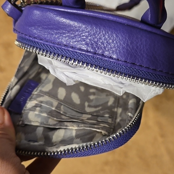 New Aimee Kestenburg Tamitha Phone Crossbody with RFID Dust Bag Purple Haze - Picture 7 of 8